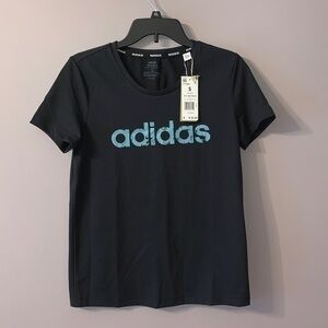 New Adidas primeblue T-shirt black and blue small